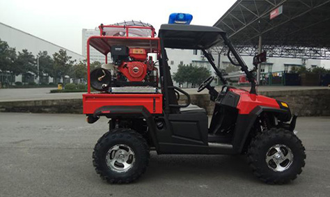 汽油類(lèi)四輪消防摩托車(chē)能帶多少升水